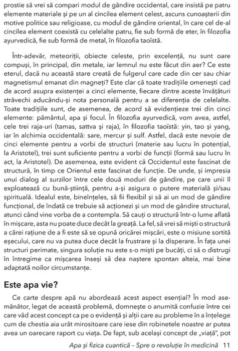 Apa si Fizica Cuantica. Catre o revolutie in medicina de Marc Henry [6]