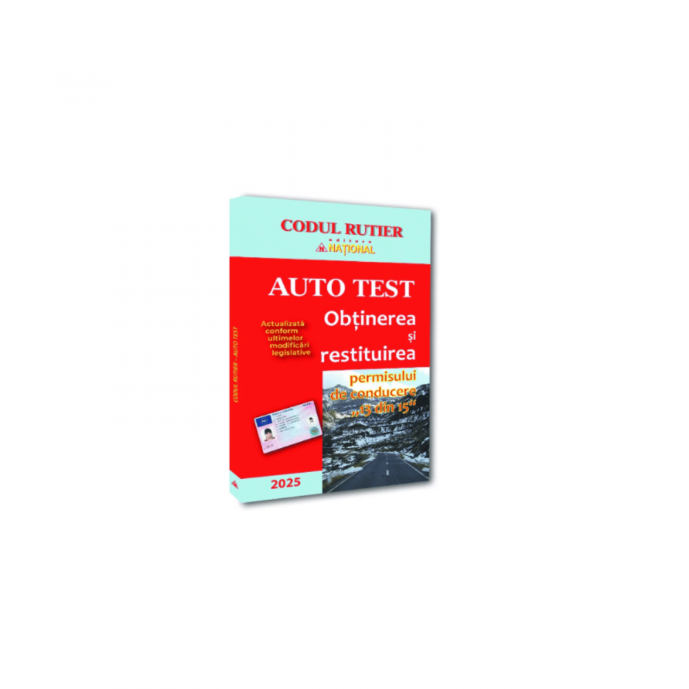 Auto Test obtinerea si restituirea permisului de conducere, 13 din 15 - National [1]