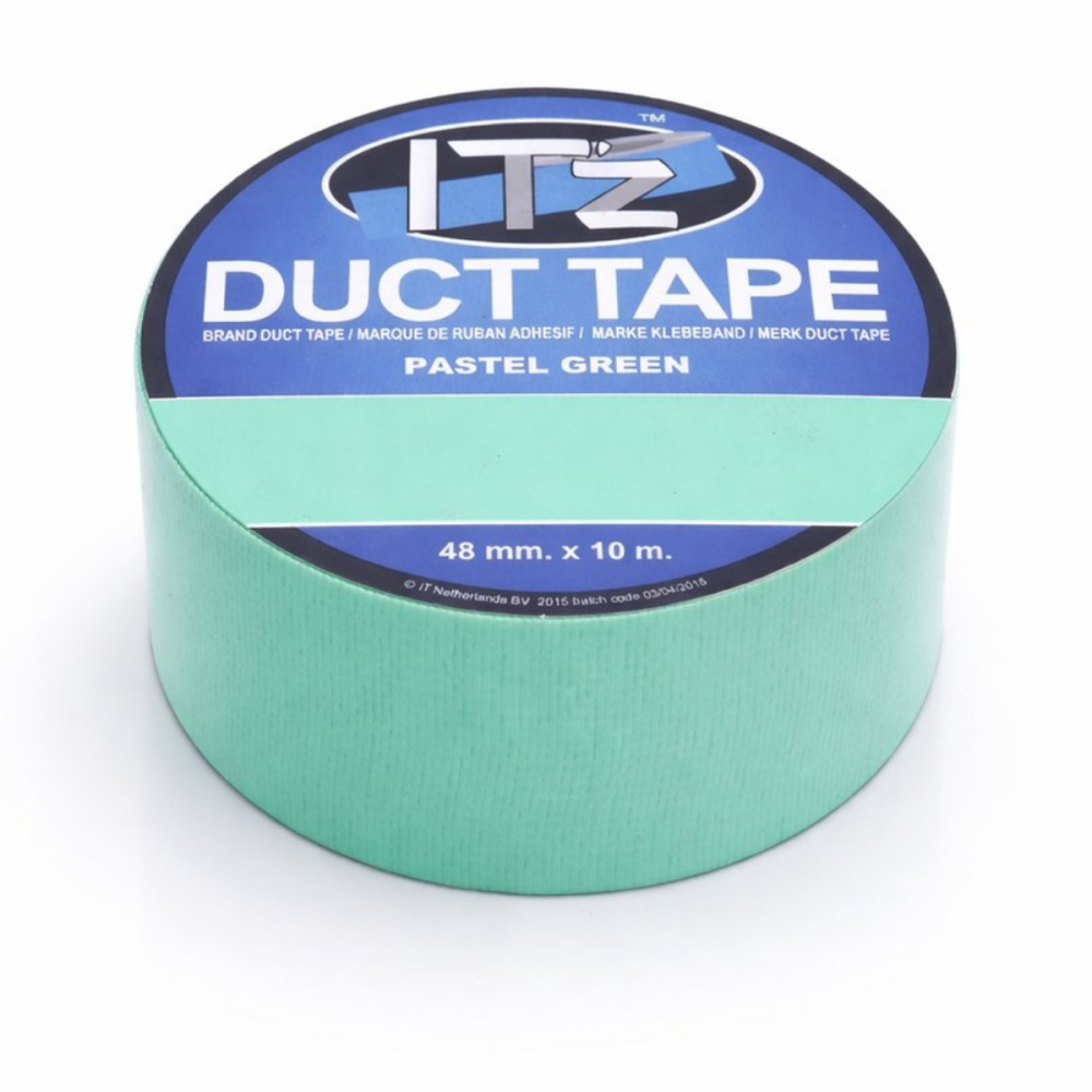 Banda adeziva Itz Duct Tape, 10 m x 4.8 cm, Green Pastel [1]