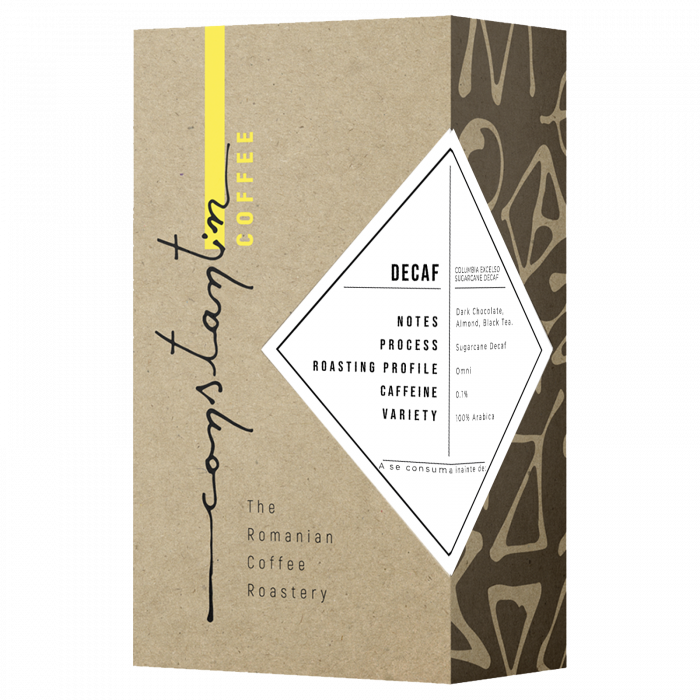 CAFEA BOABE COLUMBIA EXCELSO SUGARCANE DECAF - 250g [2]