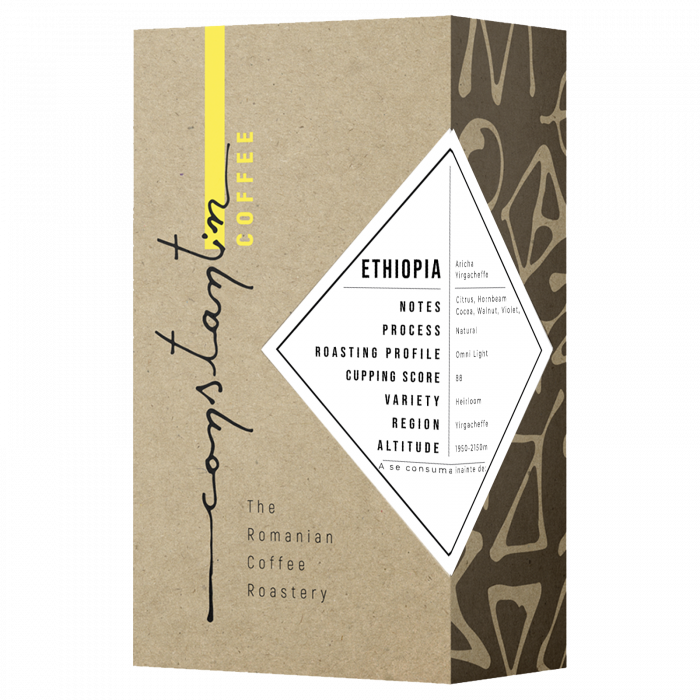 CAFEA BOABE ETHIOPIA YIRGACHEFFE ARICHA - 250g [2]