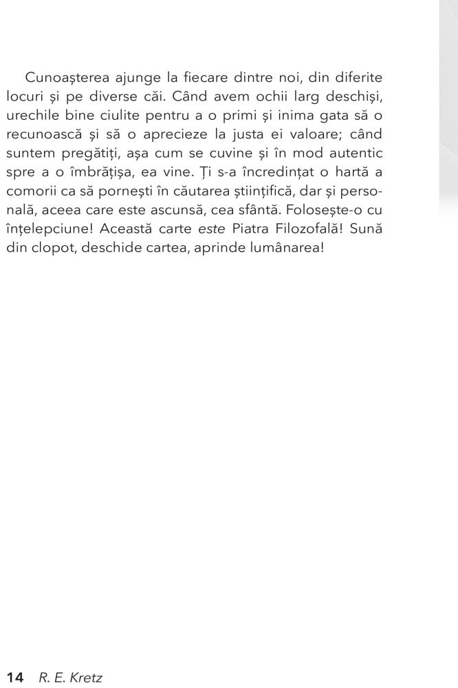 Cautarea Alchimica a campului unificat de R. E. Kretz [8]