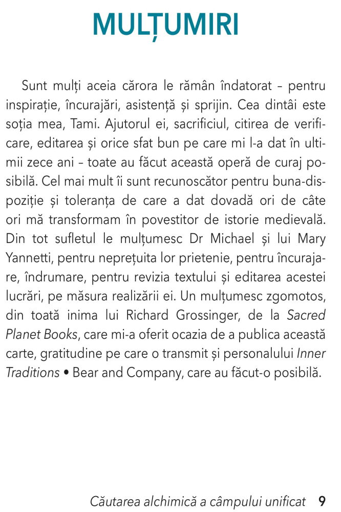 Cautarea Alchimica a campului unificat de R. E. Kretz [4]