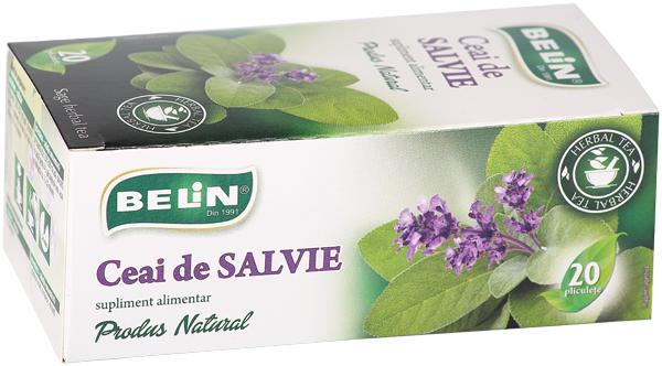 Ceai de salvie Belin, 20 plicuri, 36gr [1]