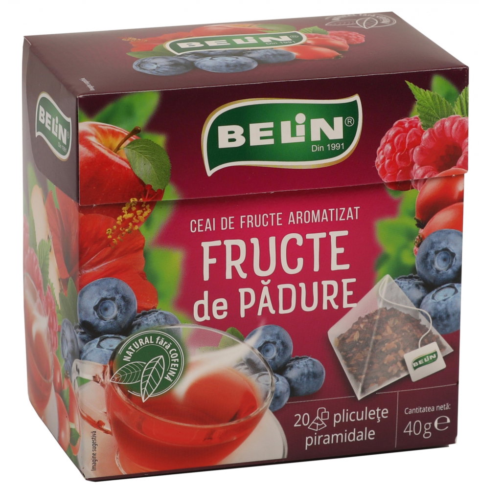 Ceai Fructe de padure Belin, 20 plicuri piramidale [1]