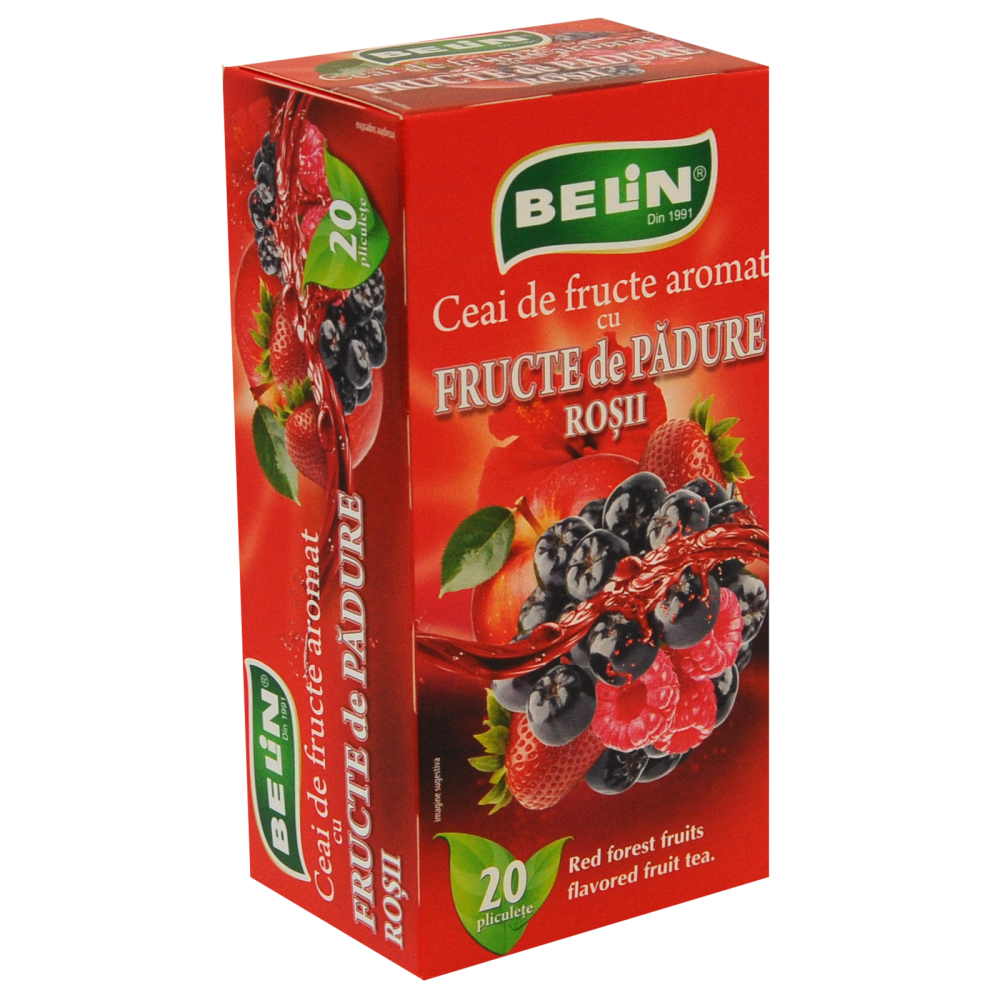 Ceai fructe de padure rosii Belin, 20 plicuri, 40 gr [2]