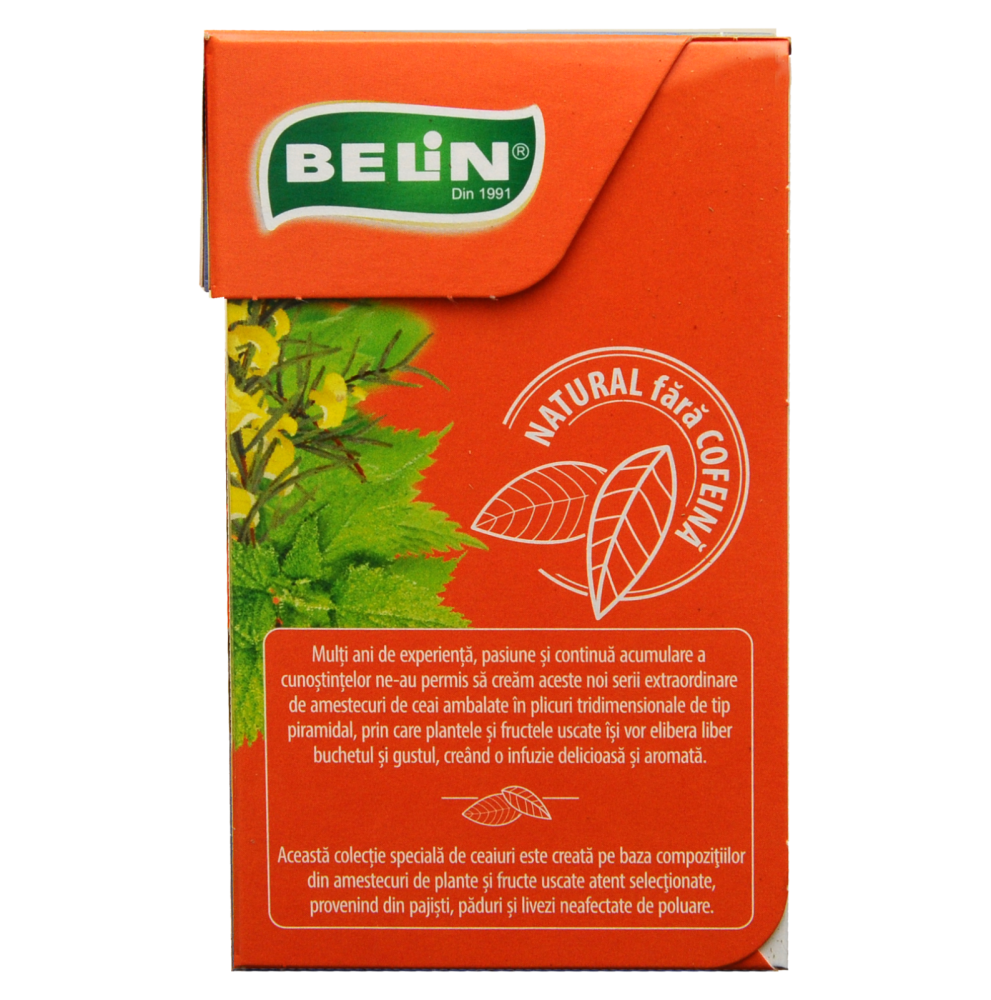 Ceai Mix Plante cu Ginseng Belin,  20 plicuri piramidale, 30 gr [3]