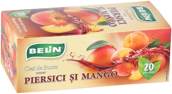 Ceai piersici si mango Belin, 20 plicuri, 40gr [1]