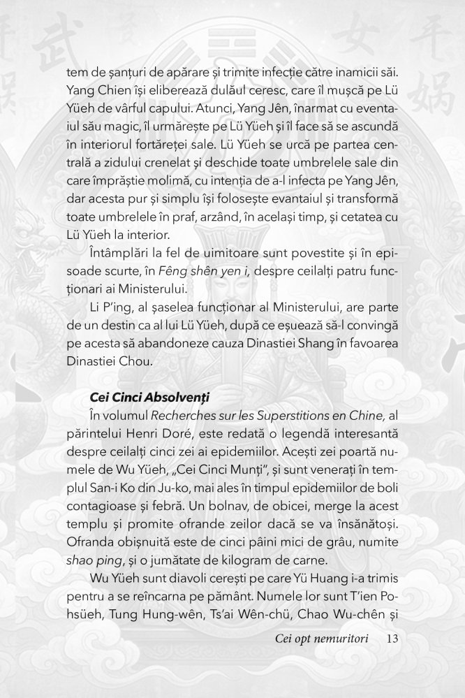 Cei 8 Nemuritori si alte Legende. Miturile si Legendele Chinei [5]