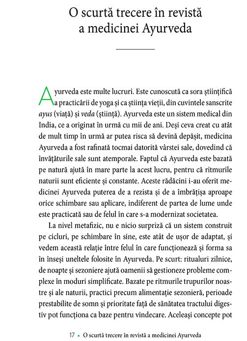 Cele sapte cai ale medicinei AYURVEDA de Sarah Kucera, DC, CAP [6]