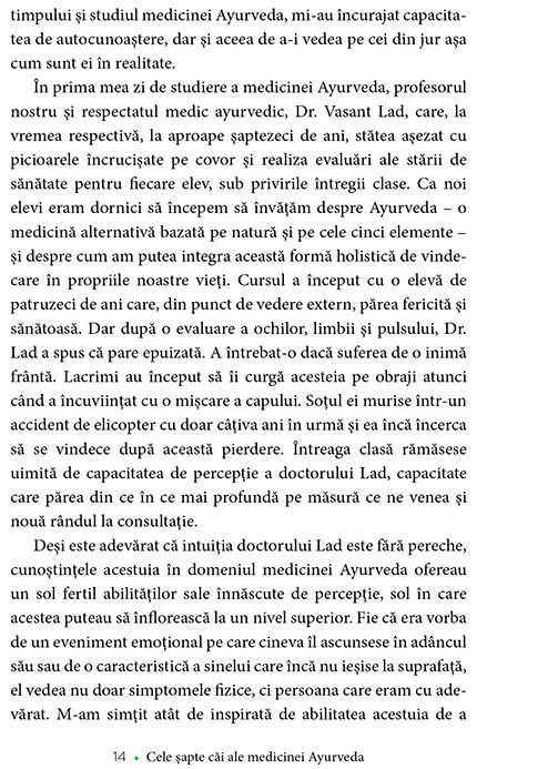 Cele sapte cai ale medicinei AYURVEDA de Sarah Kucera, DC, CAP [3]