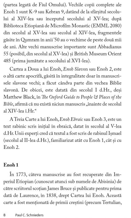 Cele trei carti ale lui Enoh si Cartea Gigantilor de Paul C. Schnieders [4]