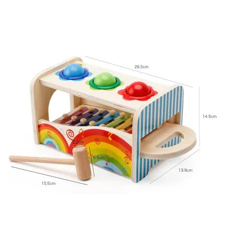 Ciocanel cu bile Xilofon Montessori [2]