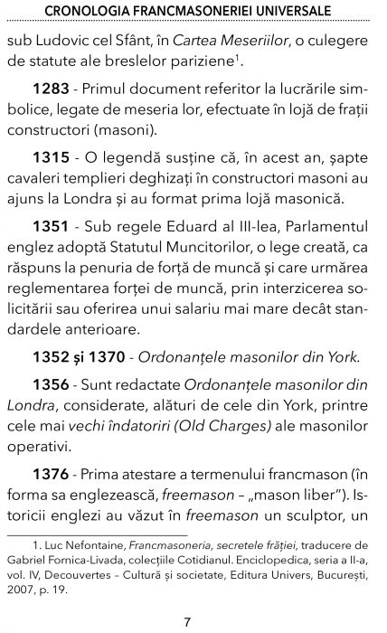 Cronologia Francmasoneriei Universale de Emilian M. Dobrescu [4]