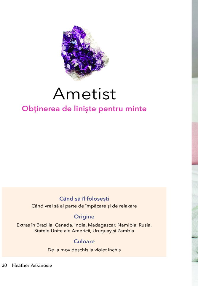 CRYSTAL 365. GHIDUL TAU pentru sanatate, bunastare financiara si echilibru de Heather Askinosie [15]