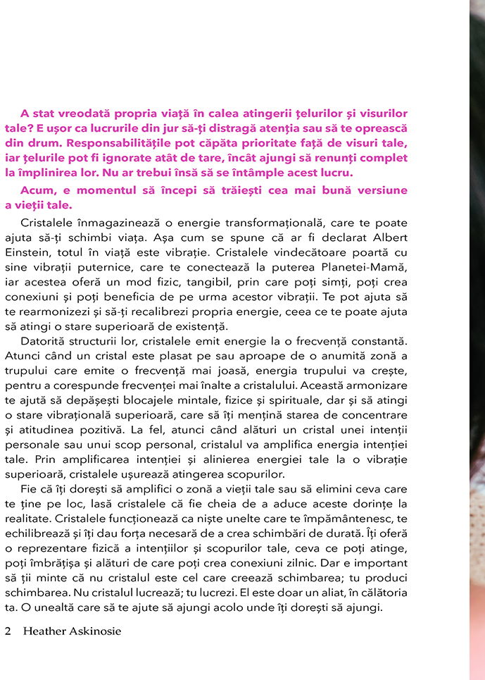 CRYSTAL 365. GHIDUL TAU pentru sanatate, bunastare financiara si echilibru de Heather Askinosie [8]