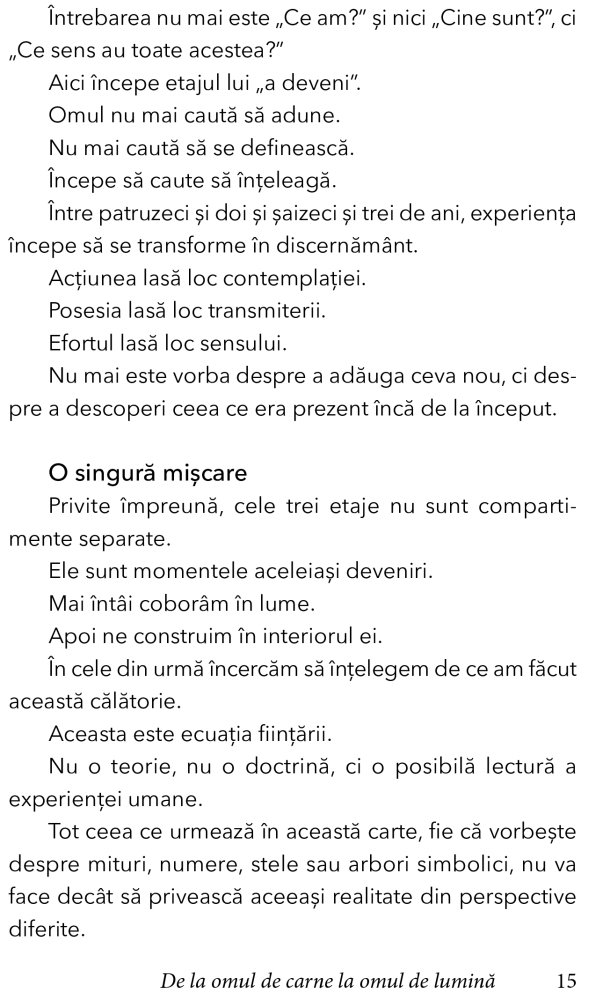 De la omul de carne la Omul de Lumina [9]