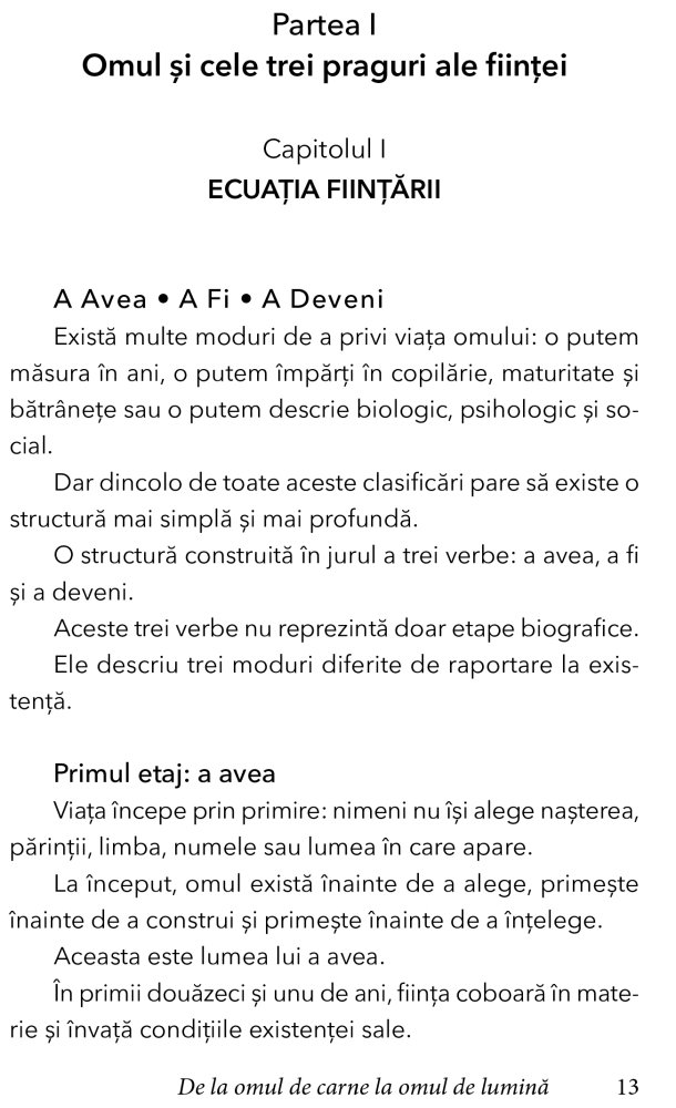 De la omul de carne la Omul de Lumina [7]