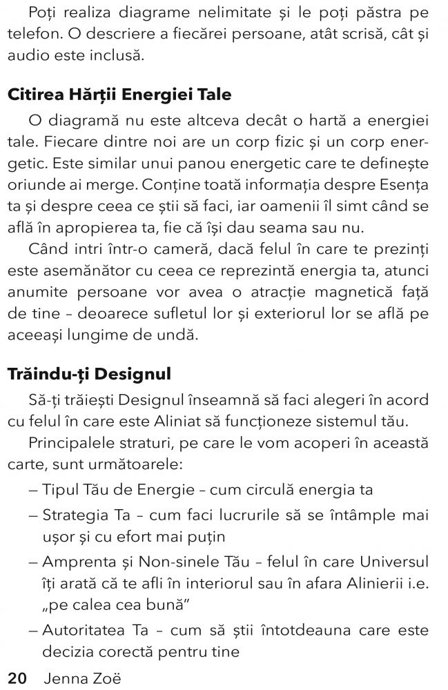 Designul Uman. Sistemul revolutionar care iti arata cine ai venit aici sa fii de Jenna Zoe [9]