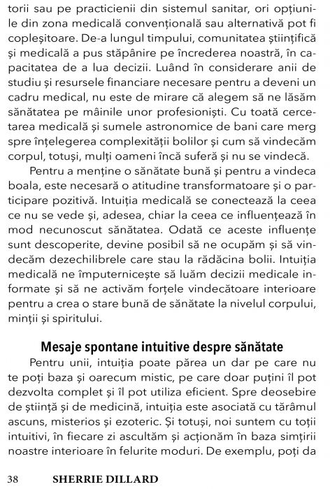 Dezvolta-ti intuitia medicala. Activeaza-ti intelepciunea naturala pentru o sanatate optima si pentru o stare de bine de Sherrie Dillard [10]