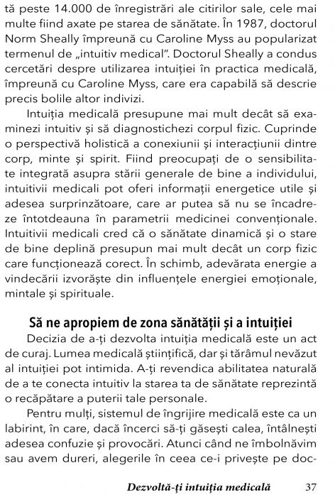 Dezvolta-ti intuitia medicala. Activeaza-ti intelepciunea naturala pentru o sanatate optima si pentru o stare de bine de Sherrie Dillard [9]