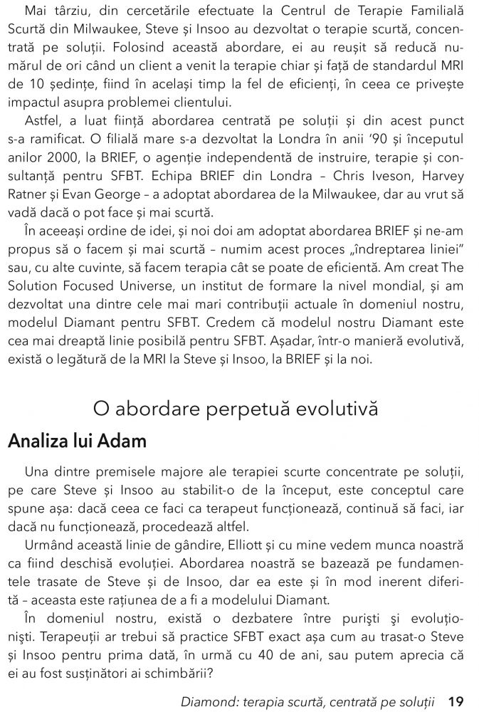 DIAMOND: Terapia scurta centrata pe solutii de Elliott E. Connie, Adam S. Froerer [11]