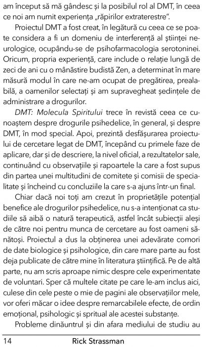 DMT: Molecula spiritului de Rick Strassman, M.D. [7]