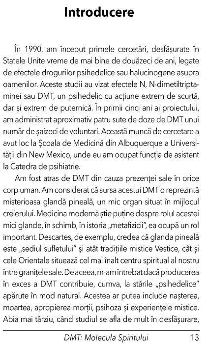 DMT: Molecula spiritului de Rick Strassman, M.D. [6]