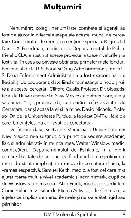 DMT: Molecula spiritului de Rick Strassman, M.D. [2]