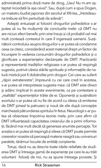 DMT: Molecula spiritului de Rick Strassman, M.D. [9]