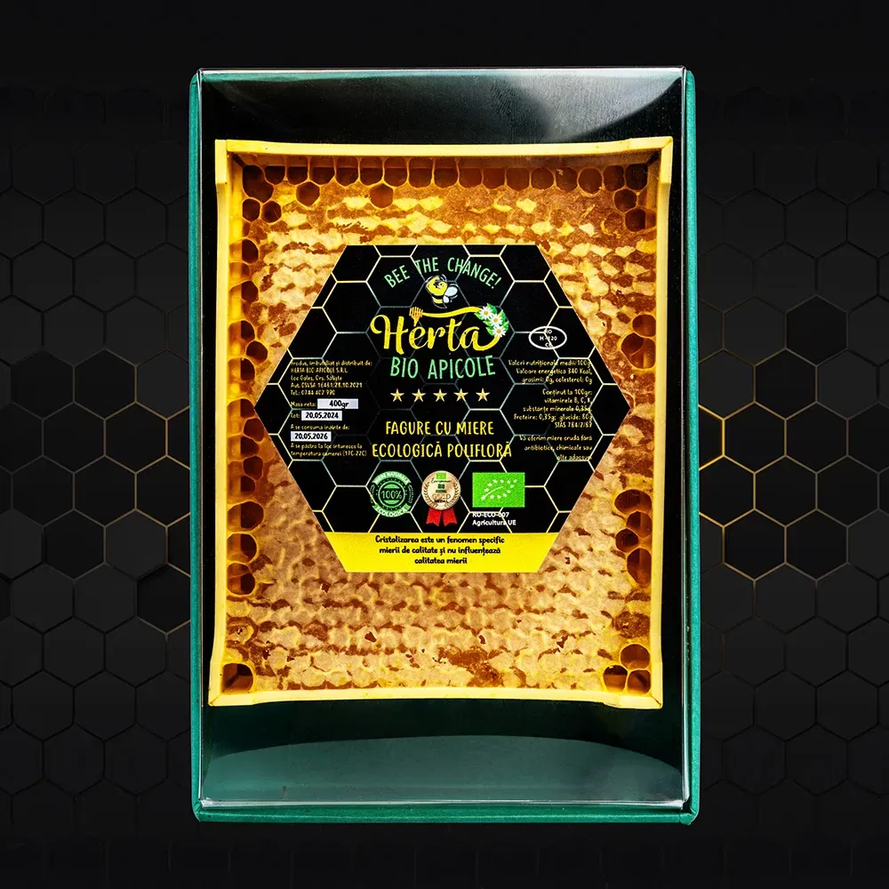 Fagure cu miere BIO poliflora – 470g [1]