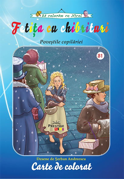 Fetita cu chibrituri - carte de colorat [1]