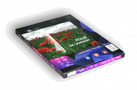 Folie laminare A4, 80 microni  - RO-CLIPS [1]