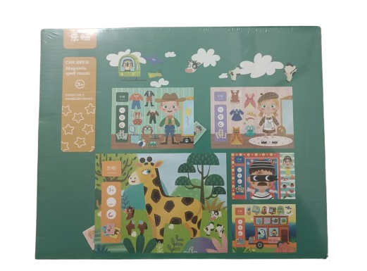 Geanta cu puzzle magnetic, 3 ani+ [1]