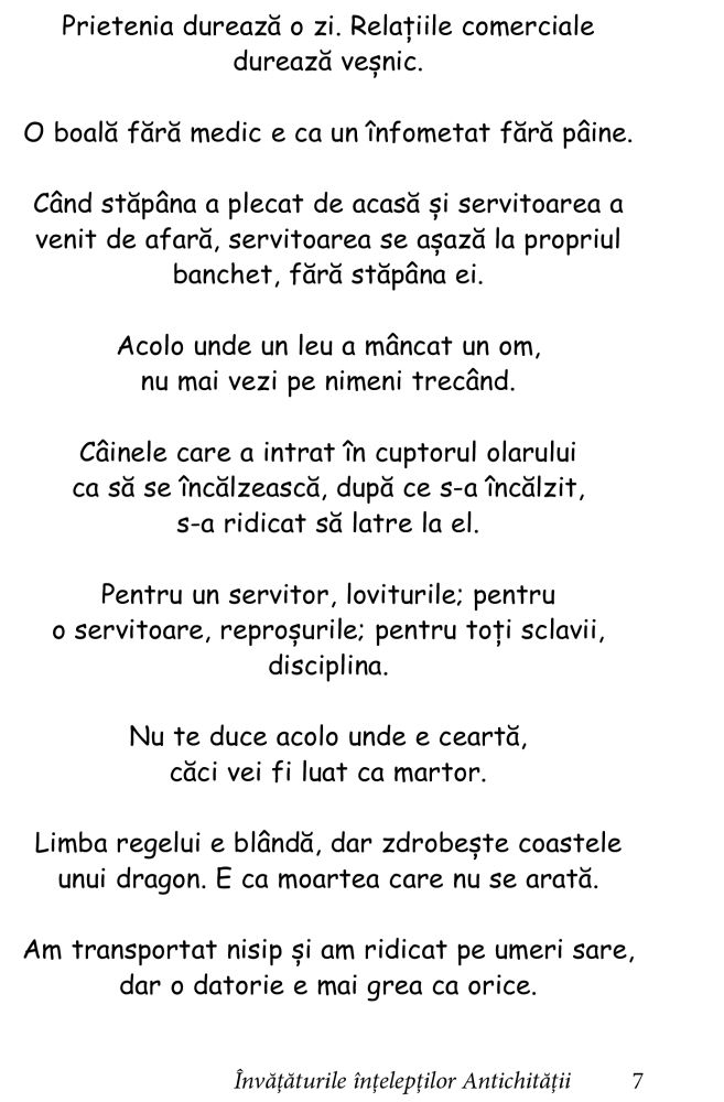 Invataturile inteleptilor Antichitatii de Editie ingrijita de Nicolae Constantinescu [3]