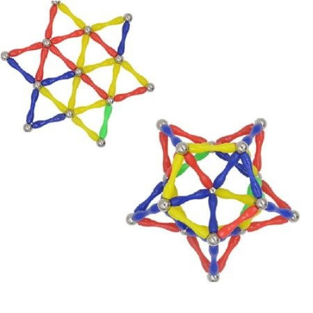 Joc de Constructie Magnetic 50 Piese - Ileana Prodexim [3]