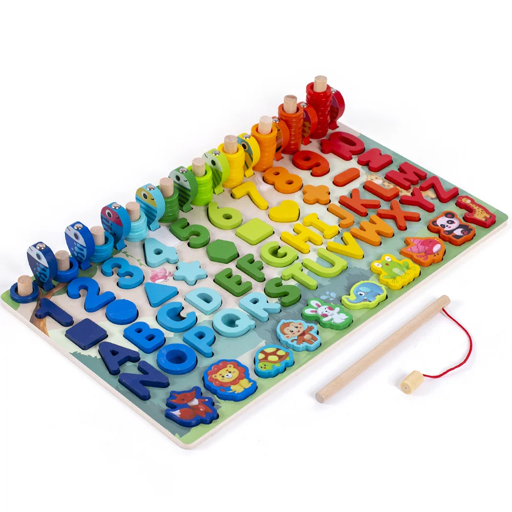 Joc logaritmic Alfabetul si Cifrele, Forest Animals [1]