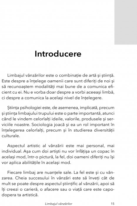 Limbajul vanzarilor de Andy Eilers si Tom Hopkins [10]