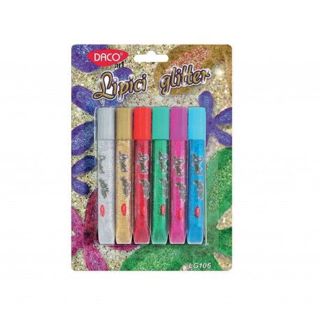 Lipici glitter  set 6- DACO [1]