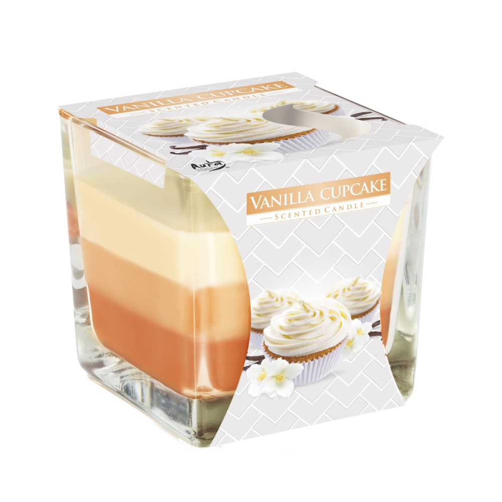 Lumanare Parfumata Aura Candles Vanilla Cupcake, 170 g [1]