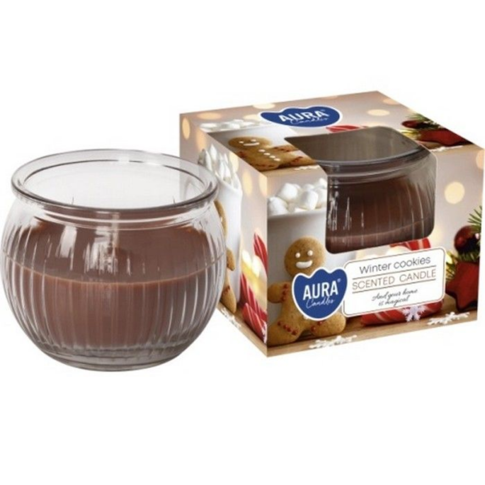 Lumanare parfumata, Aura Candles, Winter-Cookies, 80 gr [1]