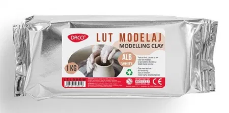 Lut modelaj 1 kg - Alb - DACO [1]