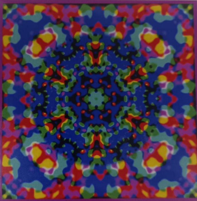 Magnet Mandala "iubire, armonie, vindecare emotionala" - LILA [1]