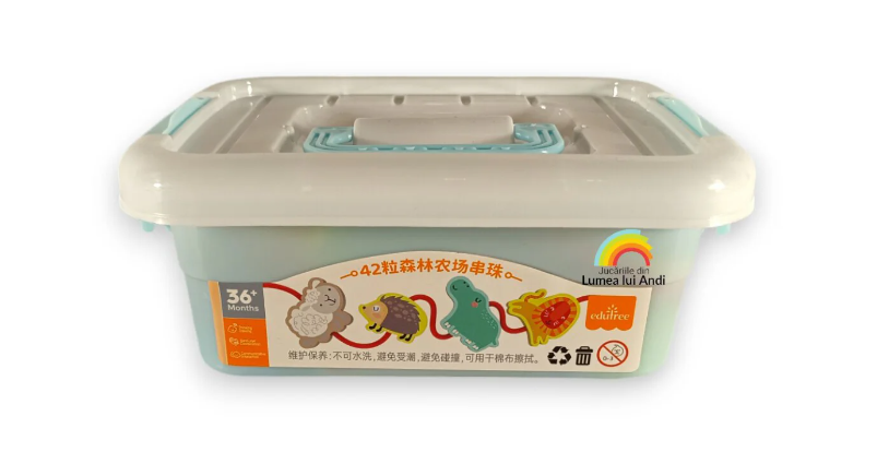 Margele din lemn de snuruit 42 piese,36+ [1]