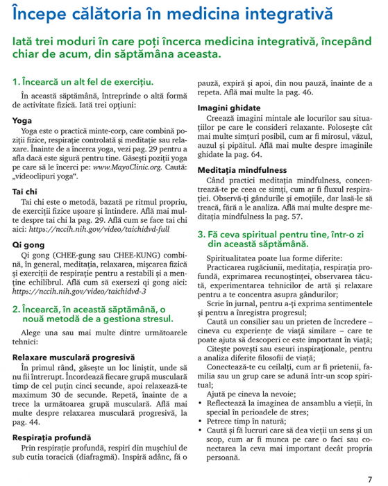 Mayo Clinic. Ghid de medicina integrativa de Brent A. Bauer, M.D. [5]