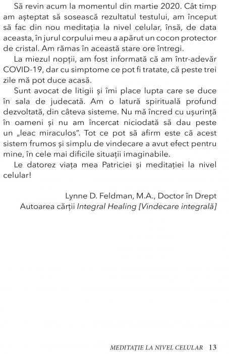 Meditatie la nivel Celular de Dr. Barry Grundland, Patricia Kay, M.A., CCH, CSD [8]