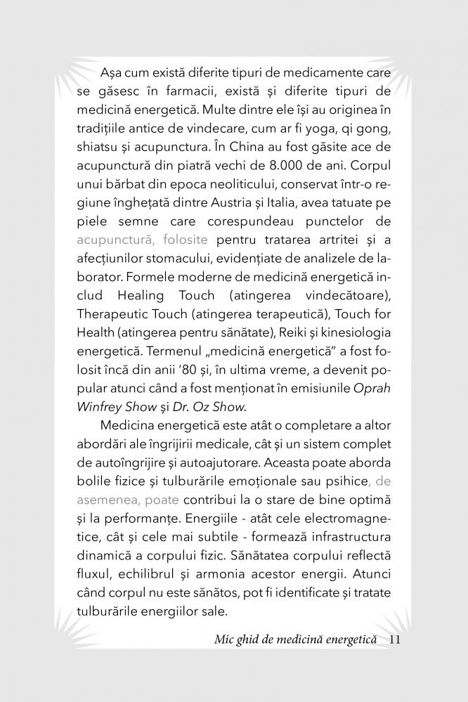 Mic ghid de Medicina Energetica de Donna Eden [6]