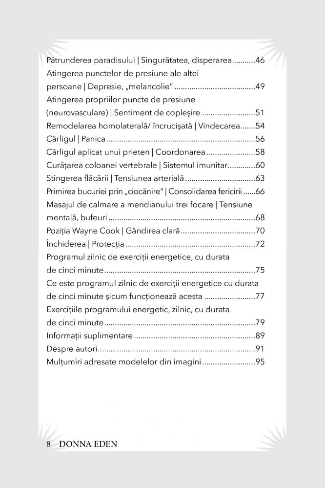 Mic ghid de Medicina Energetica de Donna Eden [3]