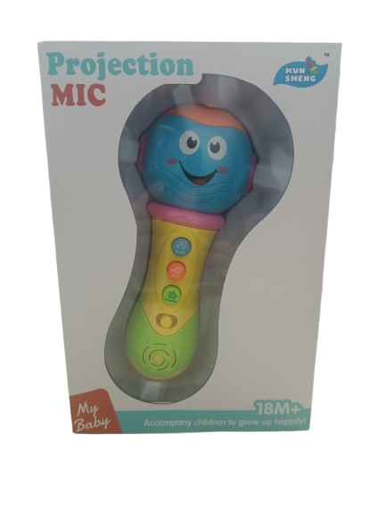 Microfon de jucarie cu lumini si cantece, 18 luni + [1]