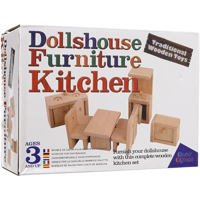 Mobilier pentru casa de papusi lemn, 3 ani+ - Ileana  Prodexim [2]